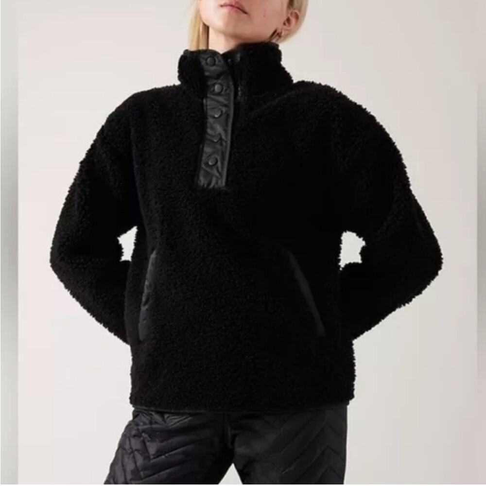 Athleta Black Fleece Jacket